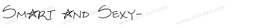 Smart and Sexy字体转换